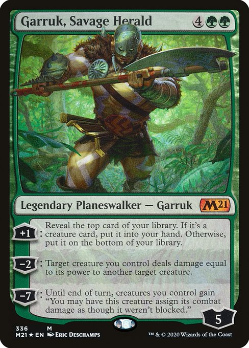 Garruk, Savage Herald (M21-336) (Foil)