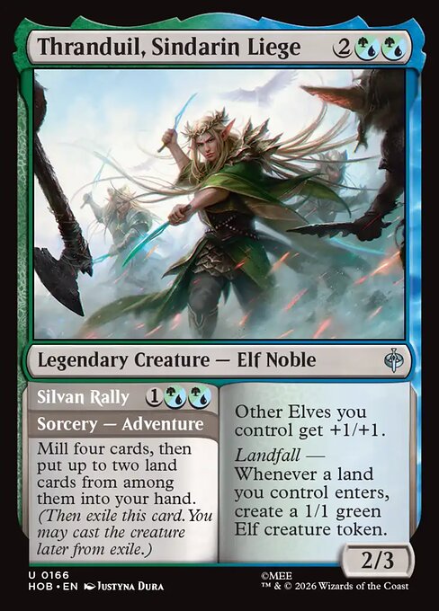 Thranduil, Sindarin Liege // Silvan Rally (HOB-166) (Foil)