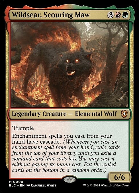 Wildsear, Scouring Maw (BLC-8) (Foil)