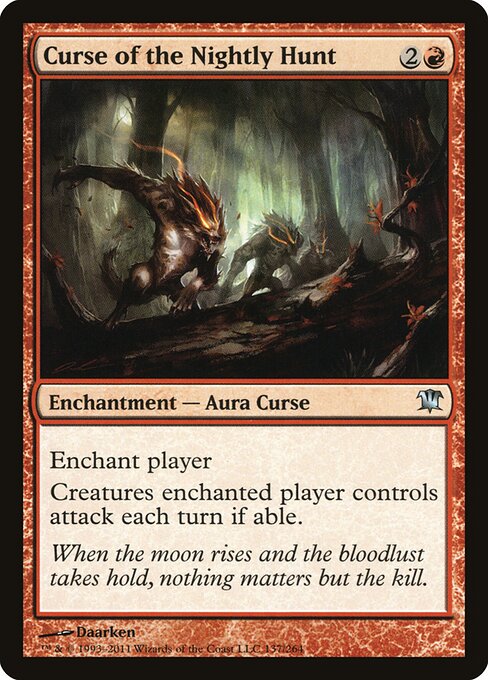 Curse of the Nightly Hunt (ISD-137) (Foil)