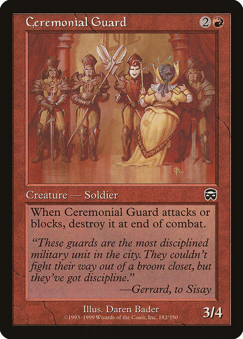 Ceremonial Guard (MMQ-182) [Good]