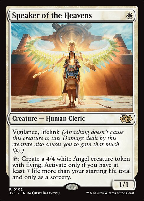Speaker of the Heavens (J25-102)