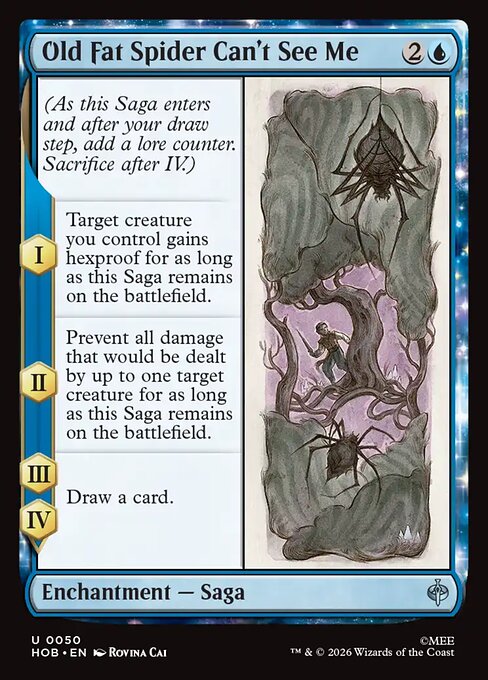 Old Fat Spider Can't See Me (HOB-50)