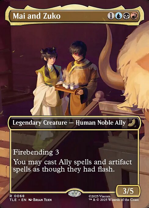 Mai and Zuko (TLE-68) (Foil)