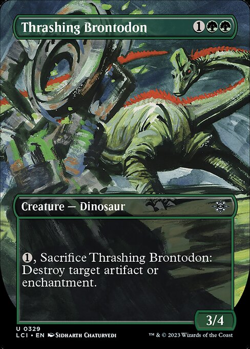 Thrashing Brontodon (LCI-329) (Foil)