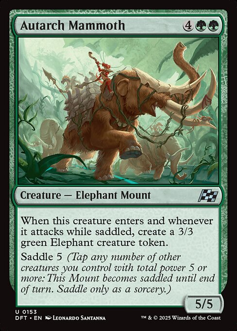Autarch Mammoth (DFT-153) (Foil)