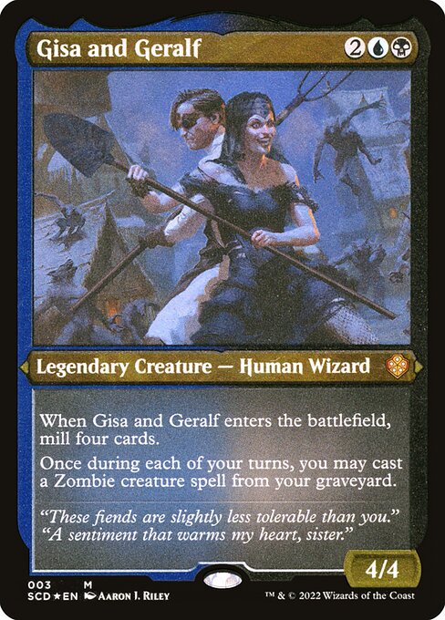 Gisa and Geralf (SCD-3) (Etched Foil)