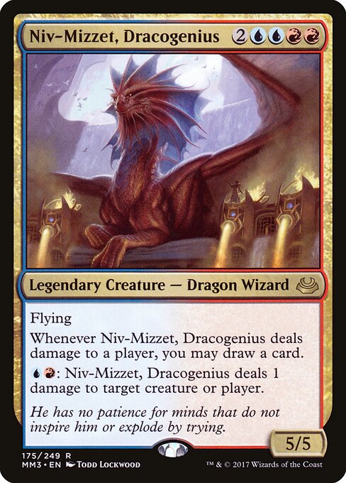 Niv-Mizzet, Dracogenius (MM3-175) (Foil)
