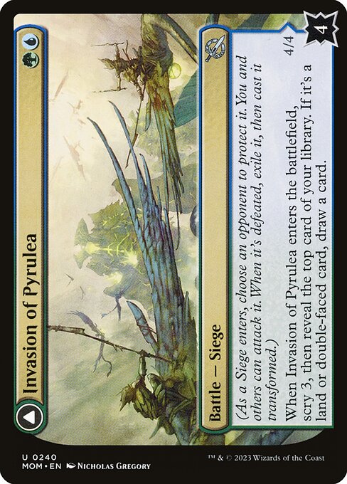 Invasion of Pyrulea // Gargantuan Slabhorn (MOM-240)