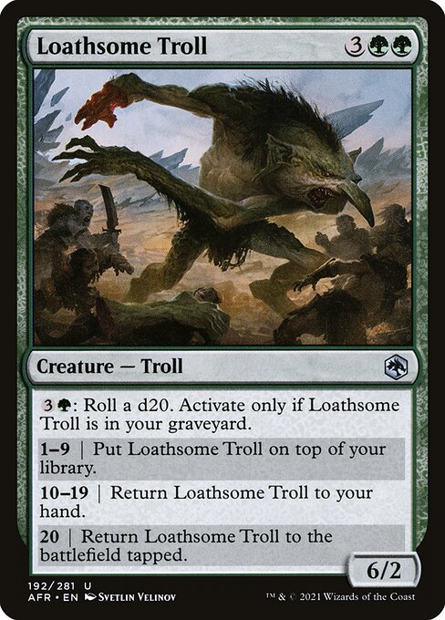Loathsome Troll (AFR-192)