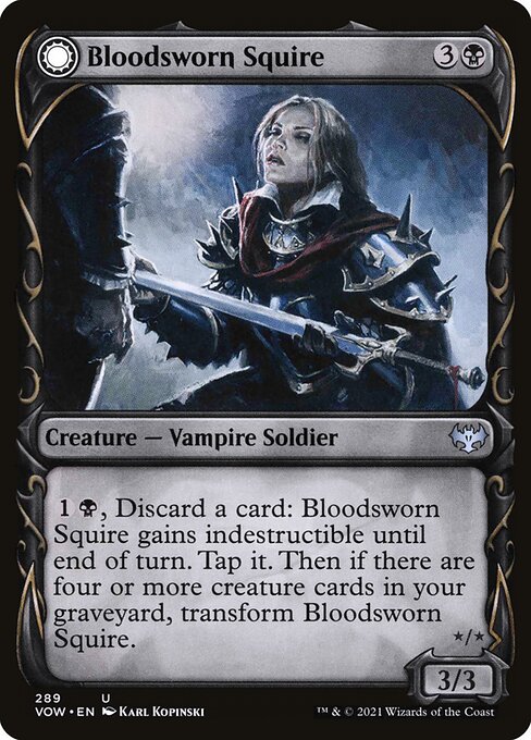 Bloodsworn Squire // Bloodsworn Knight (VOW-289)