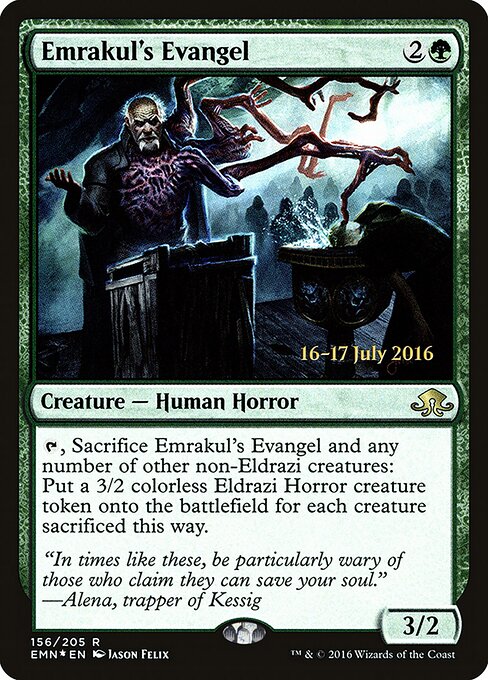 Emrakul's Evangel (PEMN-156s) (Foil)