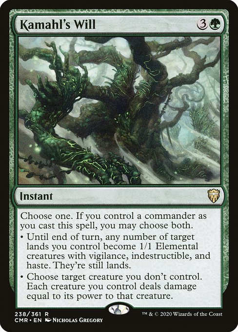Kamahl's Will (CMR-238)