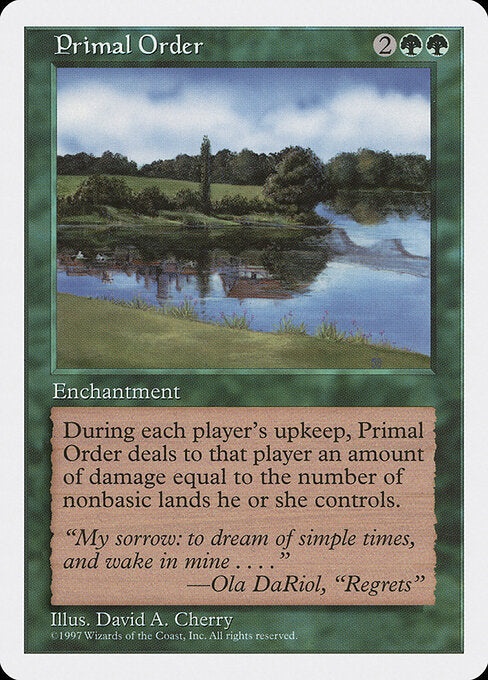 Primal Order (5ED-318)