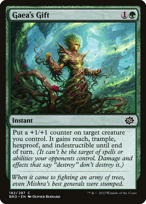Gaea's Gift (BRO-182) (Foil)