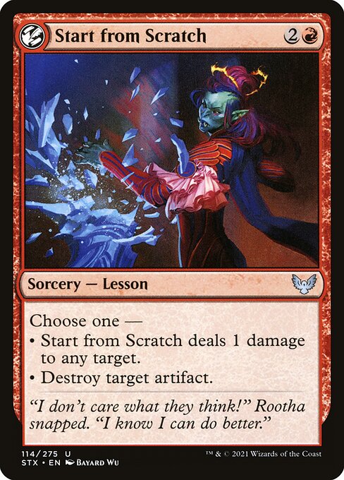 Start from Scratch (STX-114)