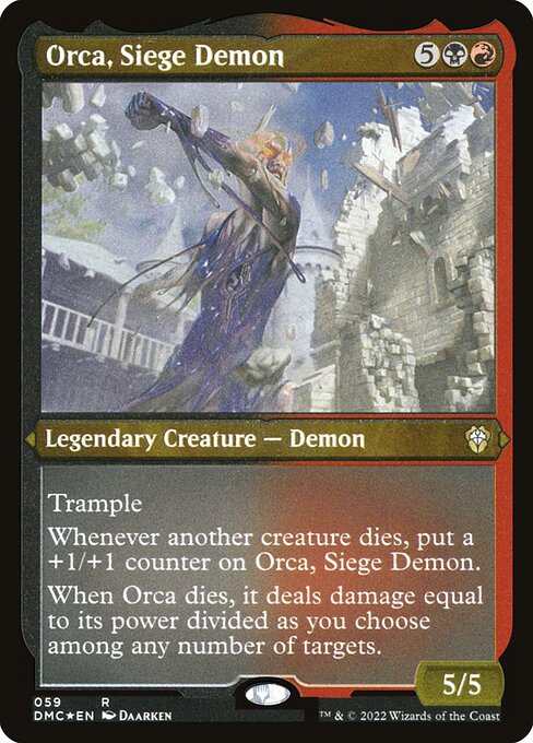 Orca, Siege Demon (DMC-59) (Etched Foil)