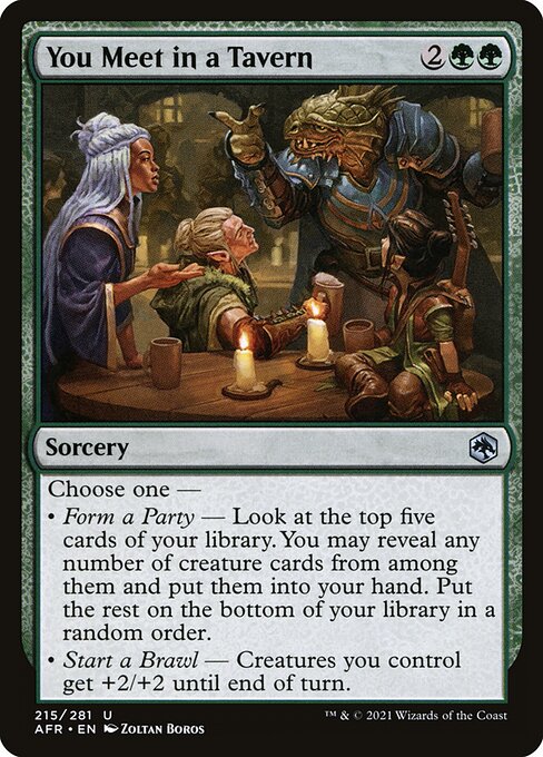 You Meet in a Tavern (AFR-215)