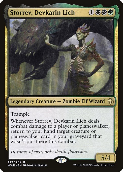 Storrev, Devkarin Lich (WAR-219) (Foil)