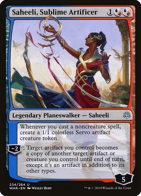 Saheeli, Sublime Artificer (WAR-234)