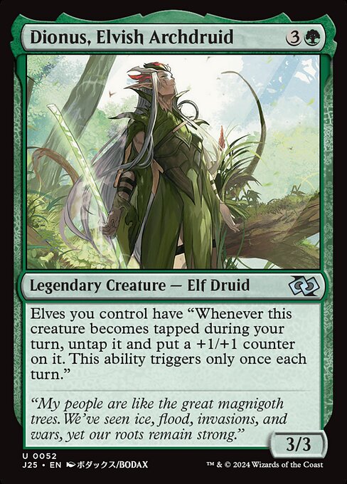 Dionus, Elvish Archdruid (J25-52)