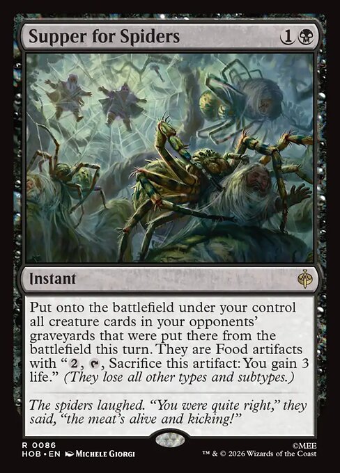 Supper for Spiders (HOB-86) (Foil)