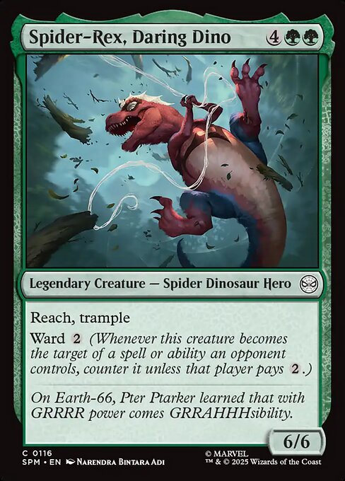 Spider-Rex, Daring Dino (SPM-116) (Foil)