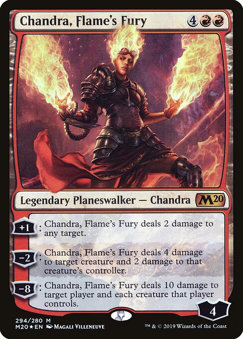 Chandra, Flame's Fury (M20-294) (Foil)