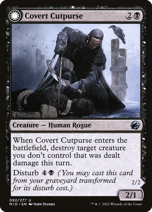 Covert Cutpurse // Covetous Geist (MID-92)