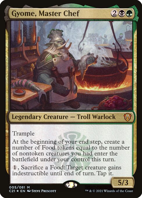 Gyome, Master Chef (C21-5) (Foil)