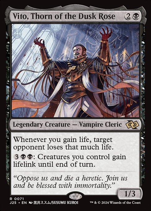 Vito, Thorn of the Dusk Rose (J25-71)