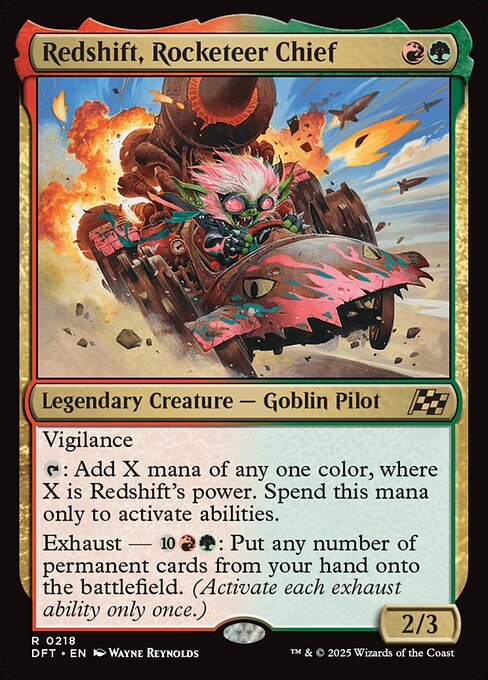 Redshift, Rocketeer Chief (DFT-218)