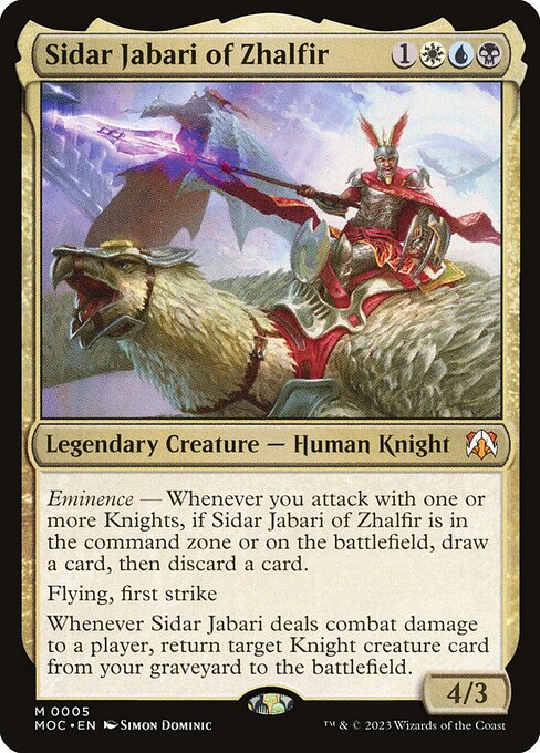 Sidar Jabari of Zhalfir (MOC-5) (Foil)