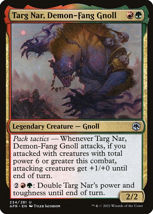 Targ Nar, Demon-Fang Gnoll (AFR-234)