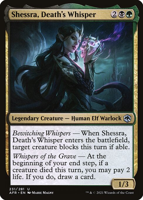 Shessra, Death's Whisper (AFR-231)