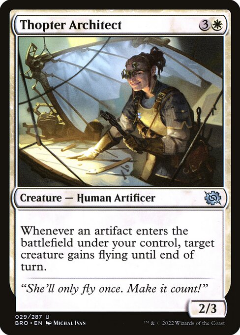 Thopter Architect (BRO-29) (Foil)