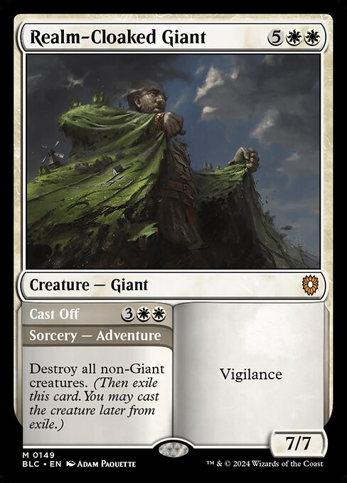 Realm-Cloaked Giant // Cast Off (BLC-149)
