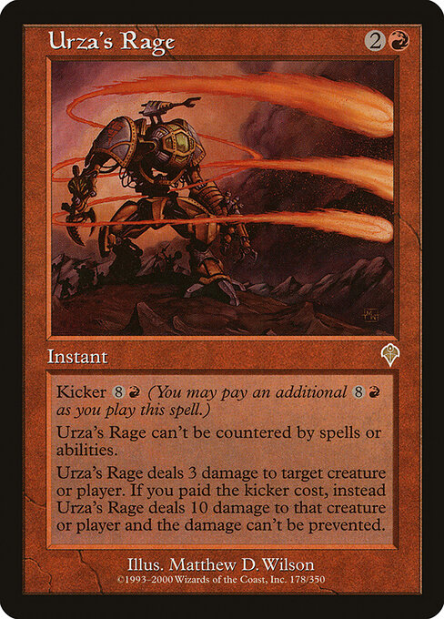Urza's Rage (INV-178)
