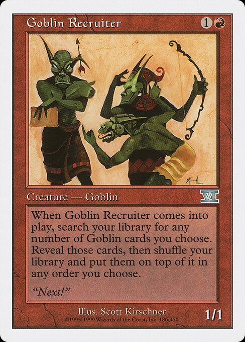 Goblin Recruiter (6ED-186)