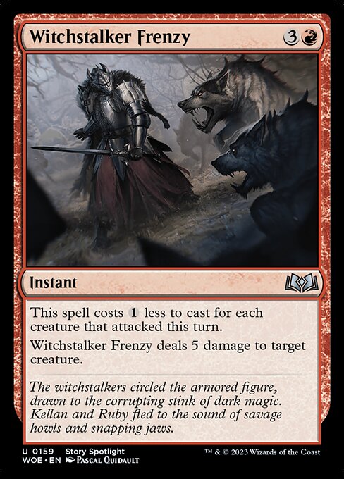 Witchstalker Frenzy (WOE-159) (Foil)