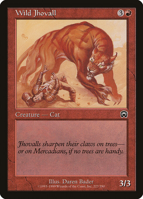 Wild Jhovall (MMQ-227) (Foil) [Light Played]