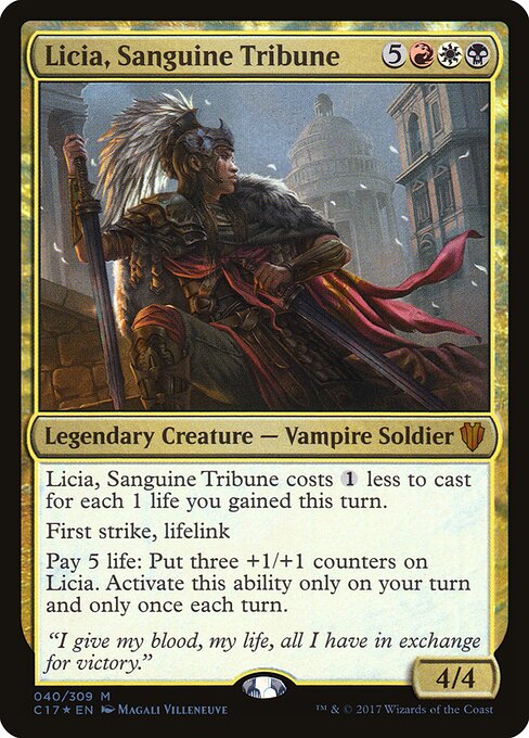Licia, Sanguine Tribune (C17-40) (Foil)
