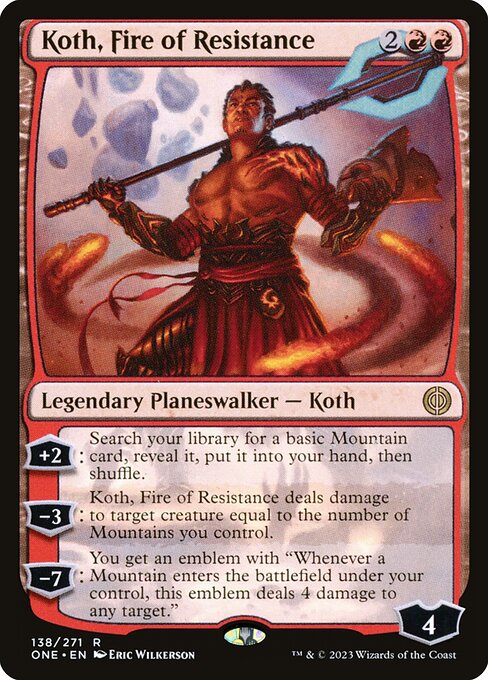Koth, Fire of Resistance (ONE-138)