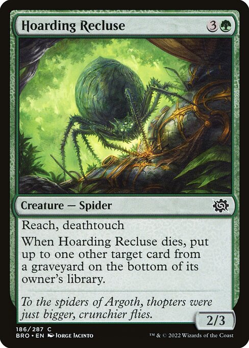 Hoarding Recluse (BRO-186) (Foil)