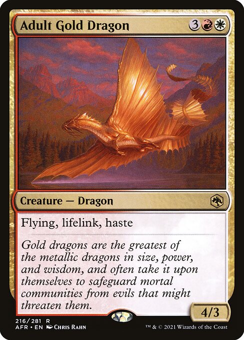 Adult Gold Dragon (AFR-216)