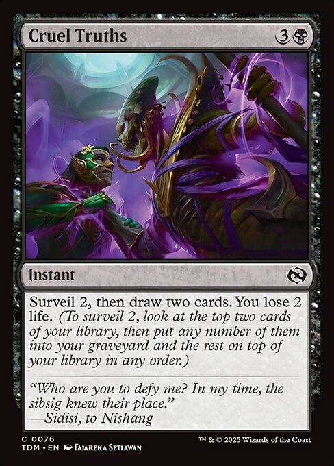 Cruel Truths (TDM-76) (Foil)
