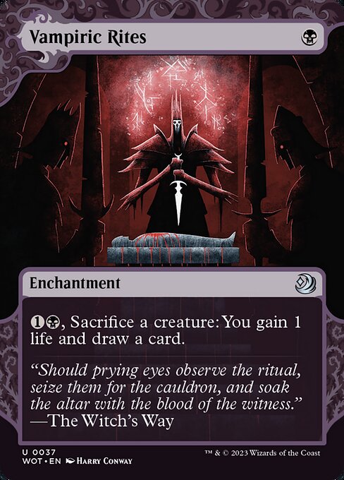 Vampiric Rites (WOT-37)
