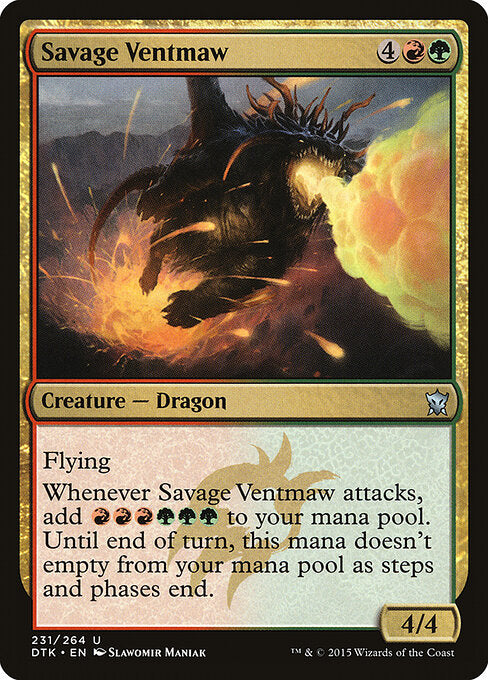 Savage Ventmaw (DTK-231) (Foil)