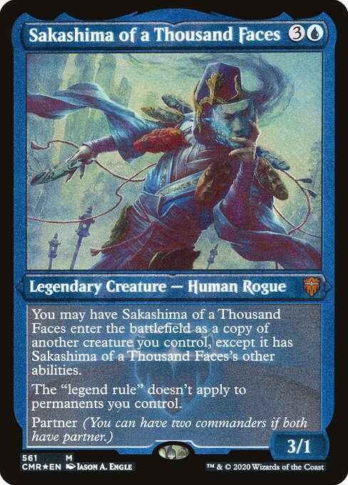 Sakashima of a Thousand Faces (CMR-561) (Etched Foil)