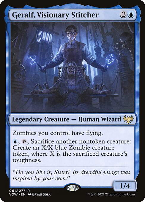 Geralf, Visionary Stitcher (VOW-61) (Foil)